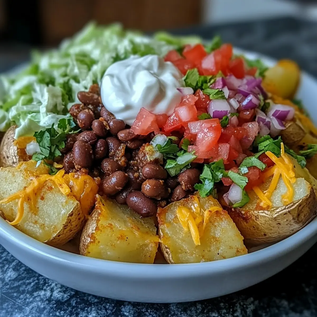 Savory Potato Taco Bowl for a Cozy Family Dinner