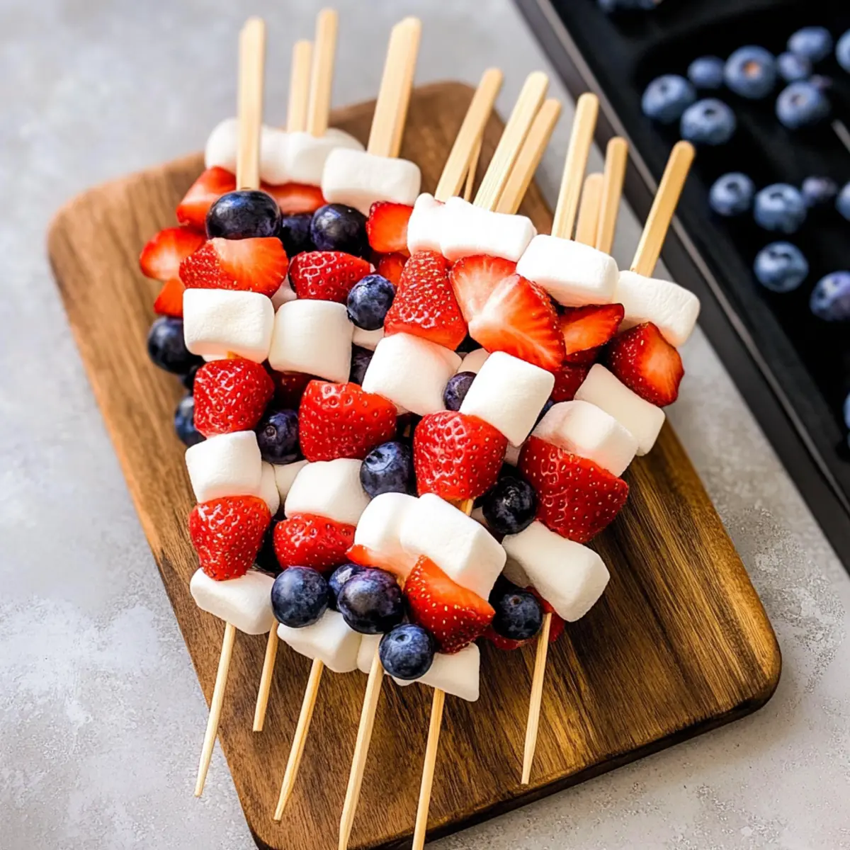 Delicious 4th of July Fruit Kabobs That Everyone Will Love