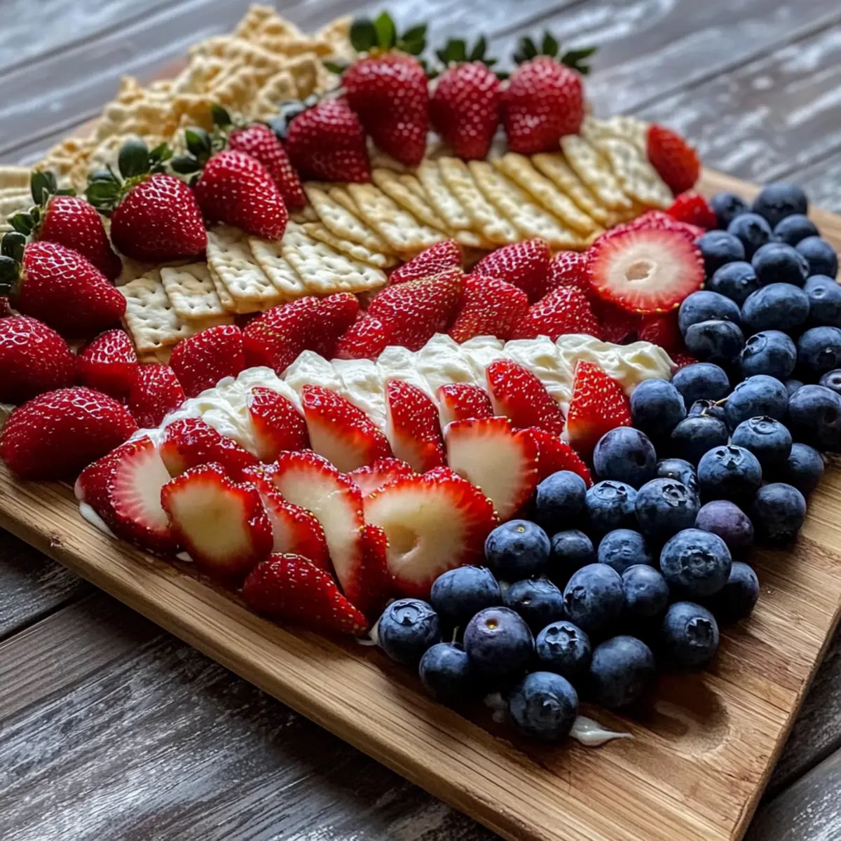 Create a Festive American Flag Charcuterie Board Delight