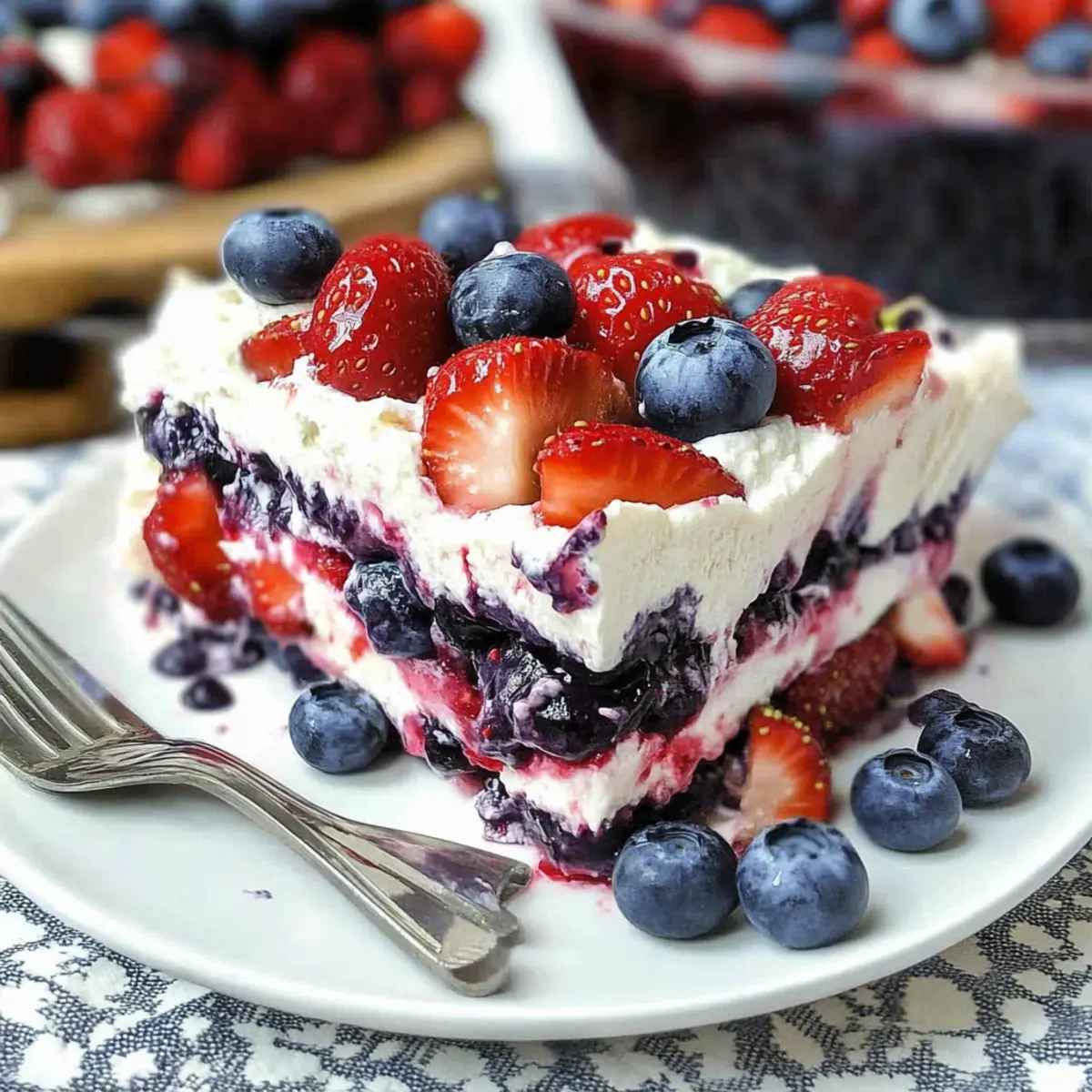 No Bake Summer Berry Lasagna: A Refreshing Treat for You