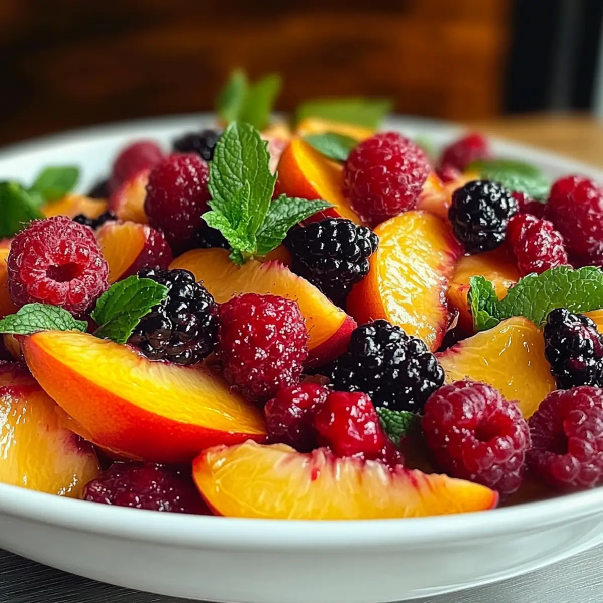 Fresh and Fruity Summer Peach Salad for a Blissful Bite