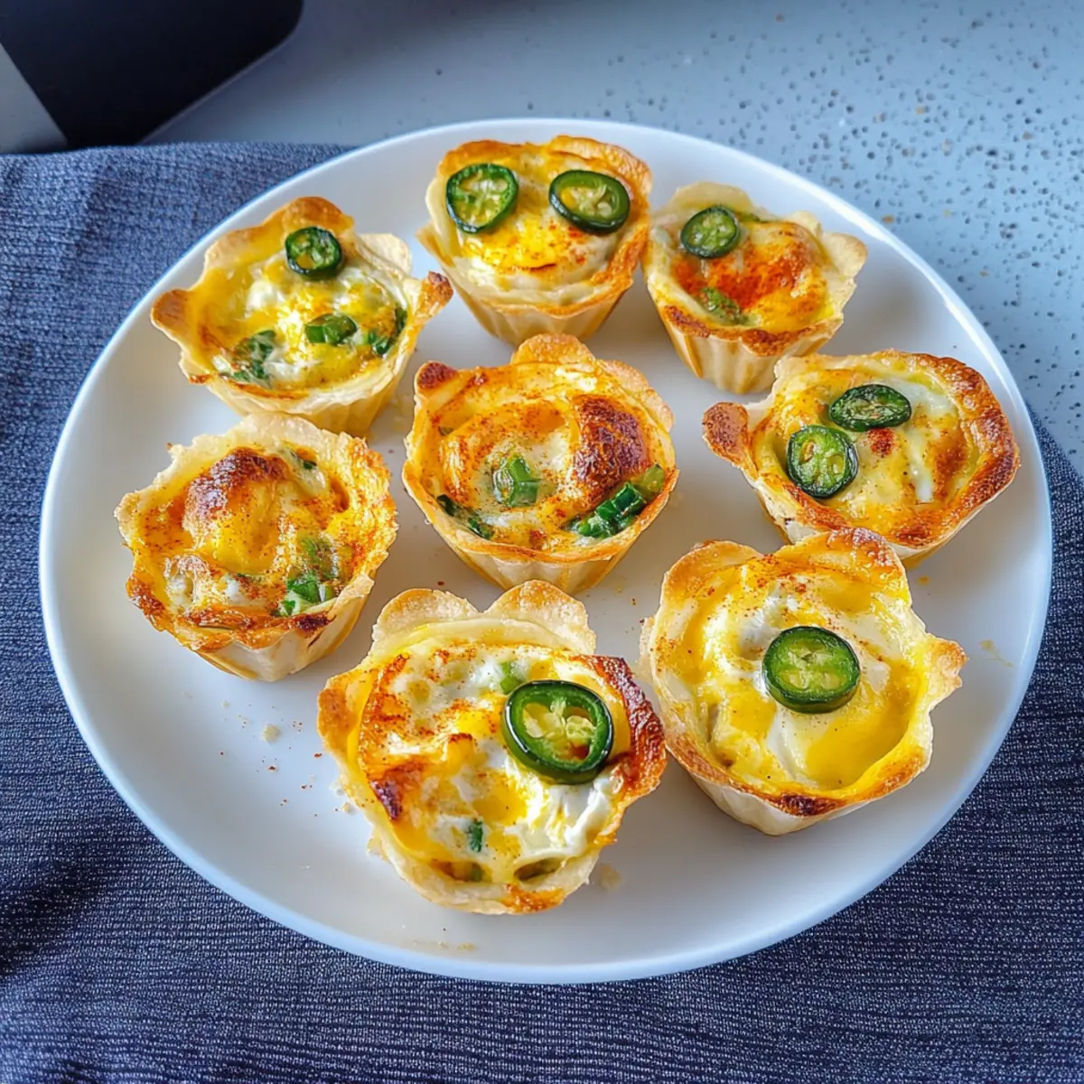 Irresistibly Cheesy Three Cheese Mini Quiches for Busy Mornings