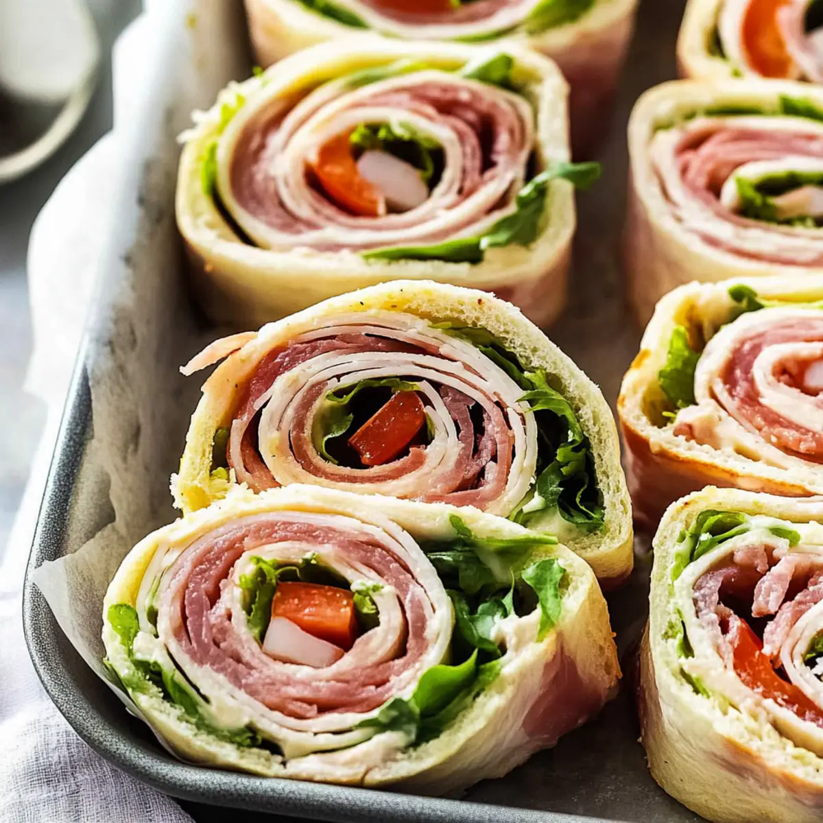 Italian Pinwheel Sandwiches That Wow at Every Gathering