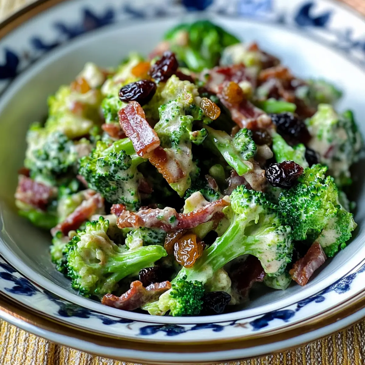 Sweet & Savory Candied Broccoli Salad That’ll Wow Everyone