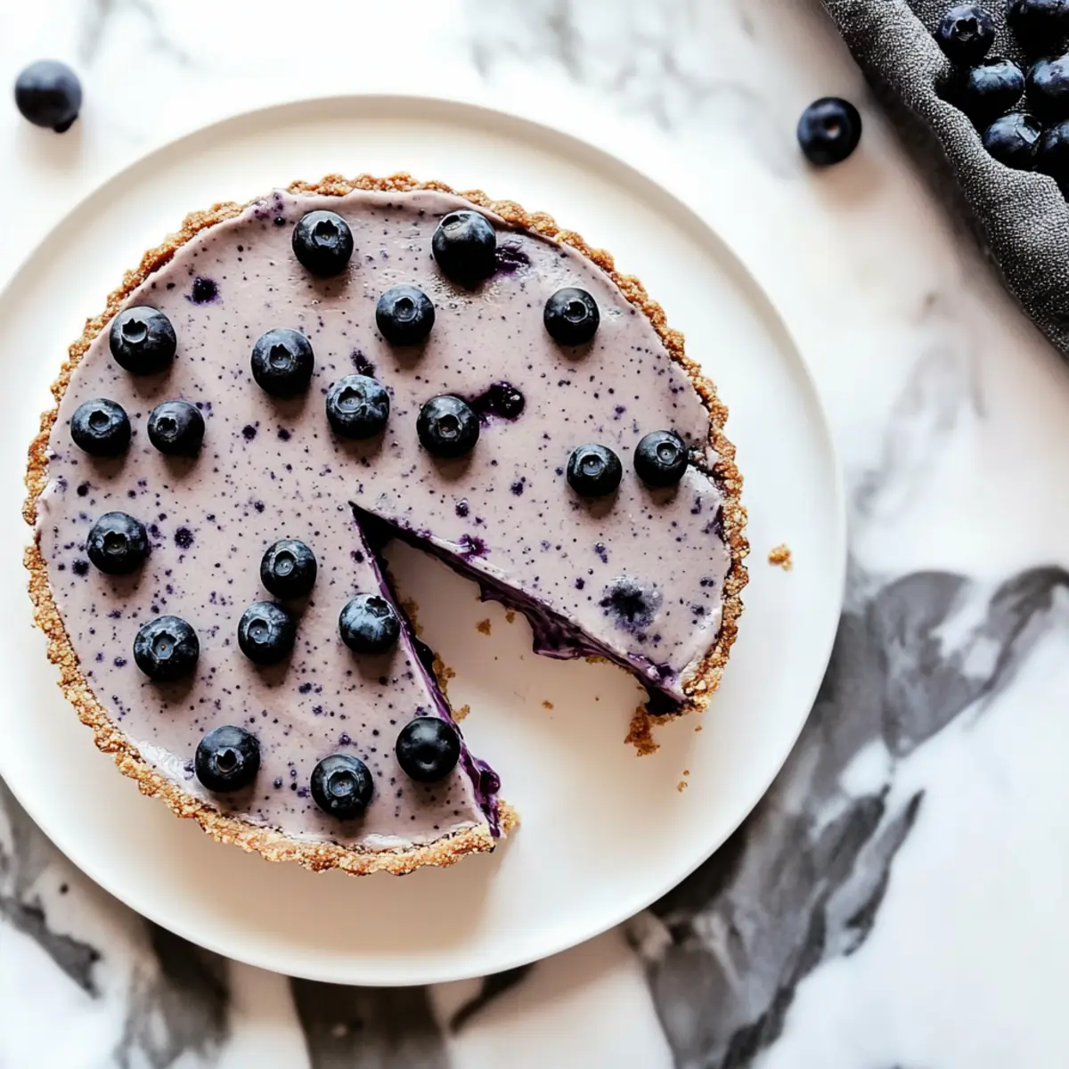 No Bake Frozen Blueberry Pie: Your Dream Summer Treat