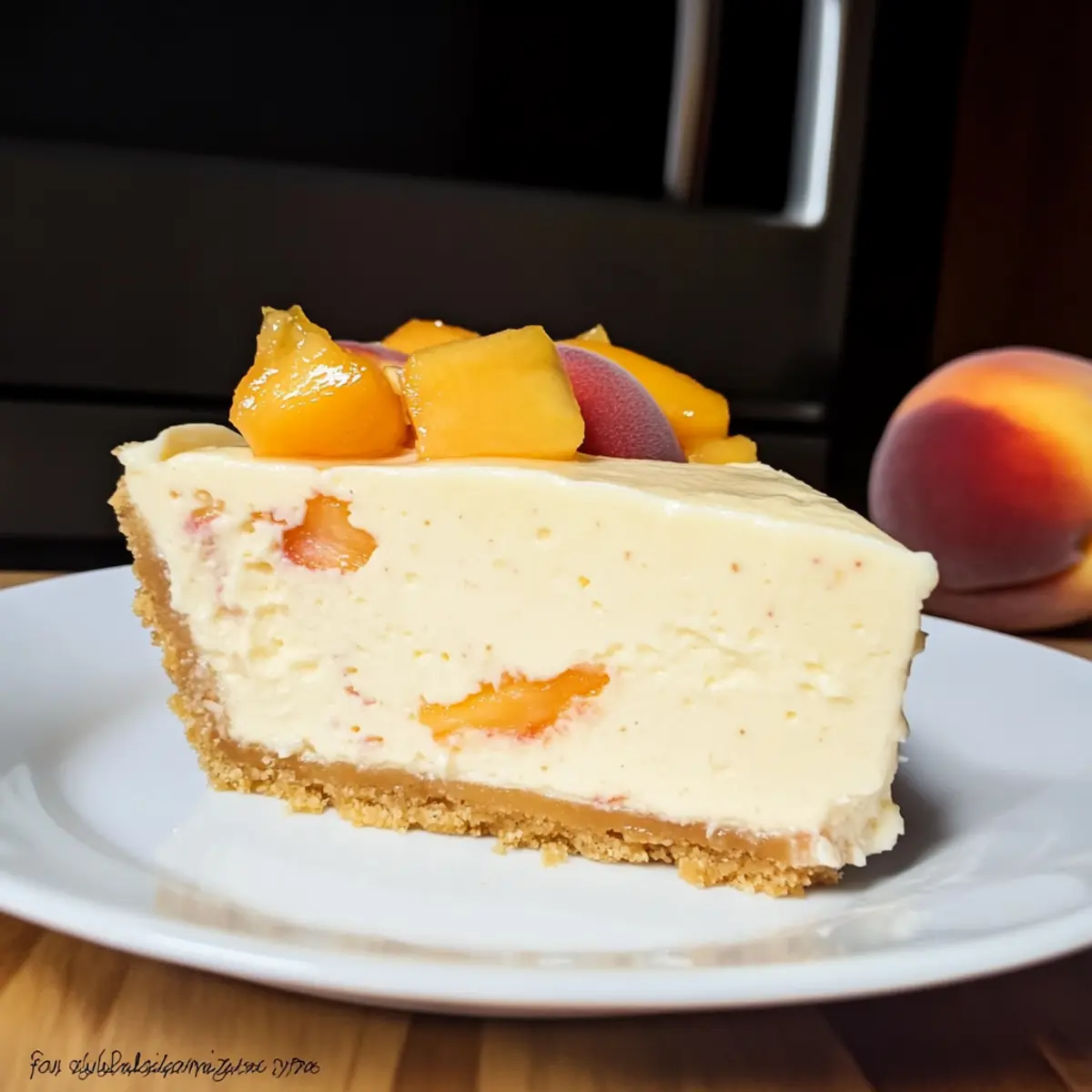 Frozen Peach Cheesecake – Your Perfect Summer Treat!