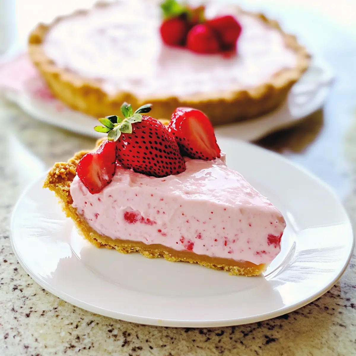 Frozen Strawberry Cream Pie: The Ultimate No-Bake Delight