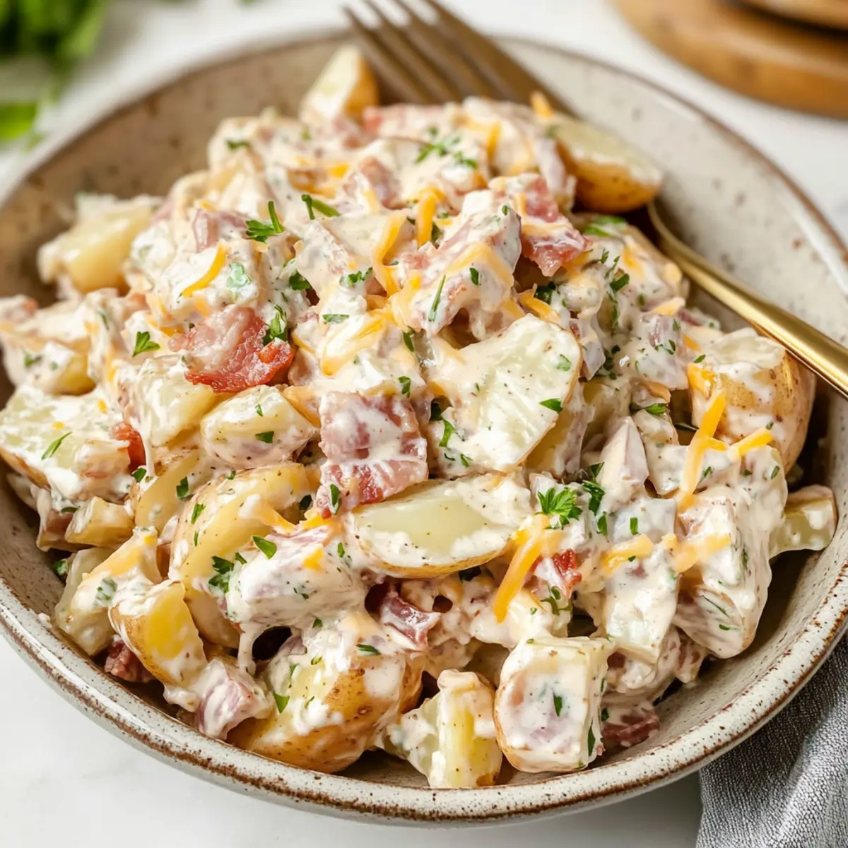 Steakhouse Potato Salad: Creamy, Flavor-Packed BBQ Delight