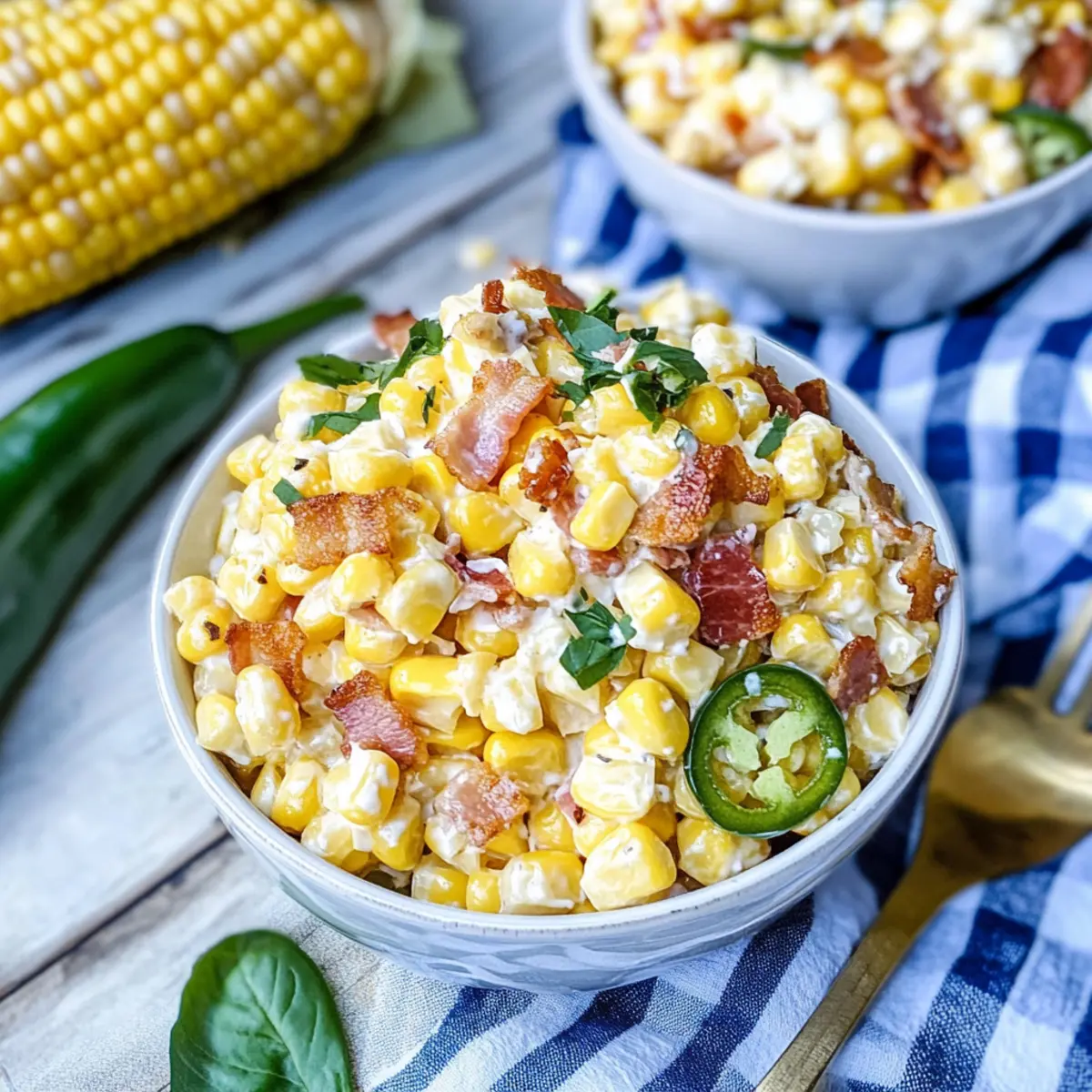Creamy Jalapeno Popper Grilled Corn Salad for Summer Fun