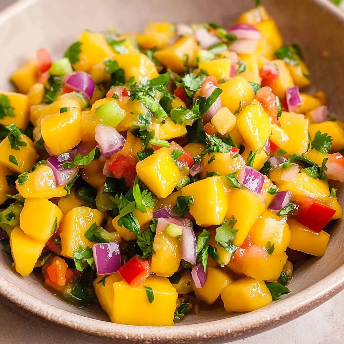 Mango Salsa Delight: Fresh, Flavorful & So Easy to Make