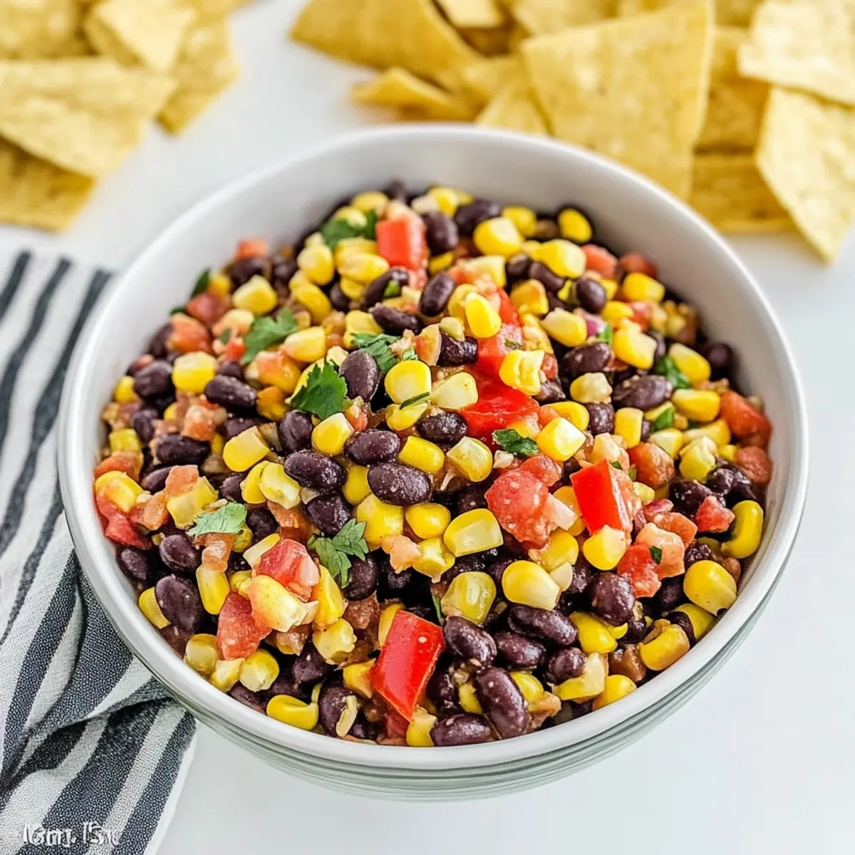 Refreshing Black Bean Corn Salsa for Quick Healthy Snacking
