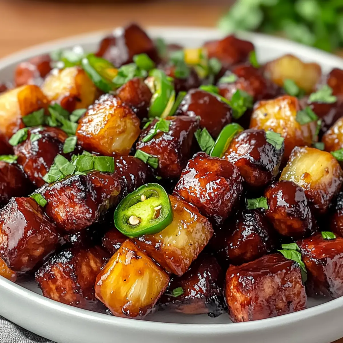 Savory Pineapple Jalapeño Mississippi Lil’ Smokies Bites Delight