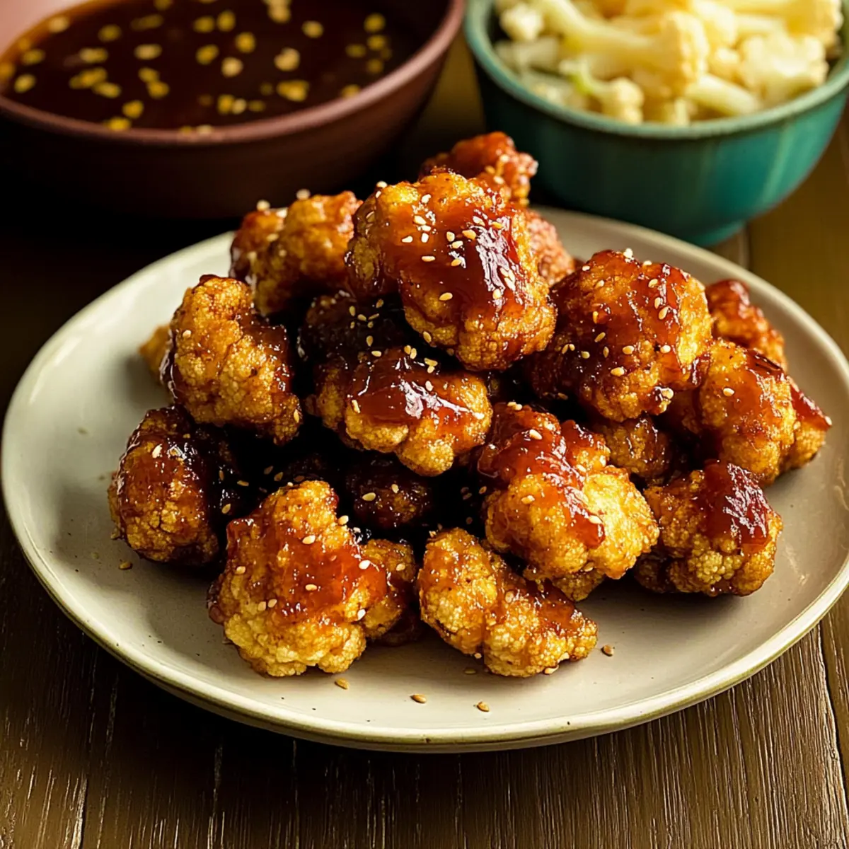 Asian BBQ Air Fryer Cauliflower Wings That Wow Your Taste Buds