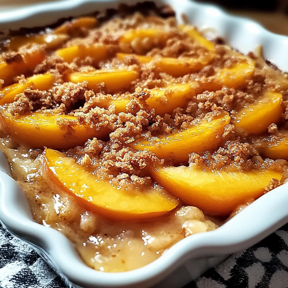 Delightful Peach Crisp with Fresh Peaches for Summer Bliss