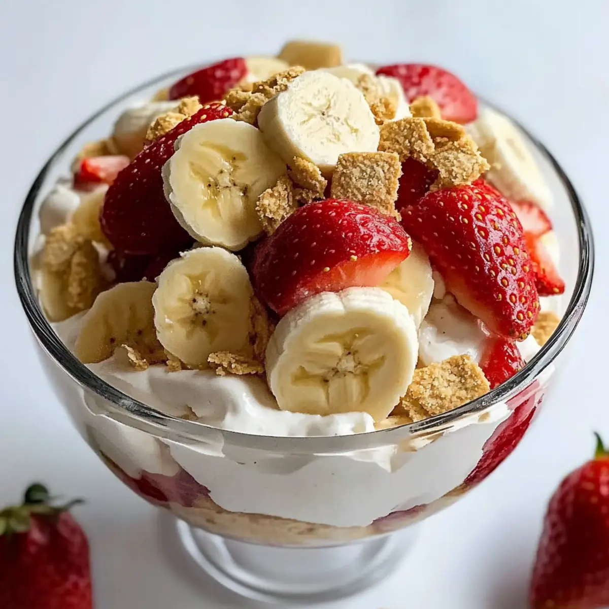 Strawberry Banana Cheesecake Salad: Your Quick No-Bake Delight