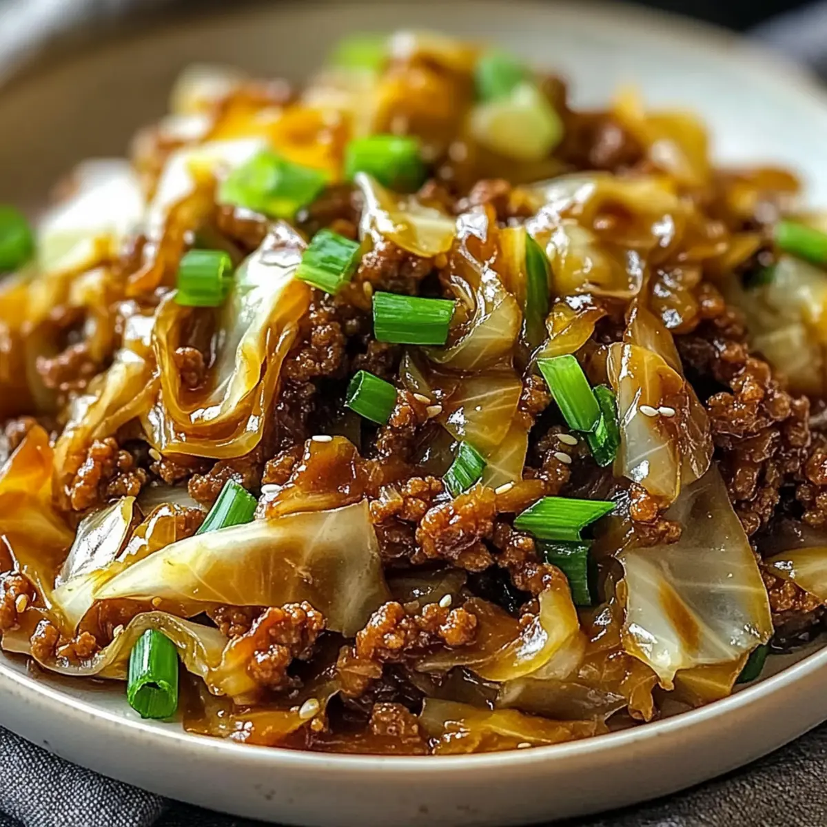 Savor Mongolian Cabbage with Ground Beef: Quick, Hearty Comfort