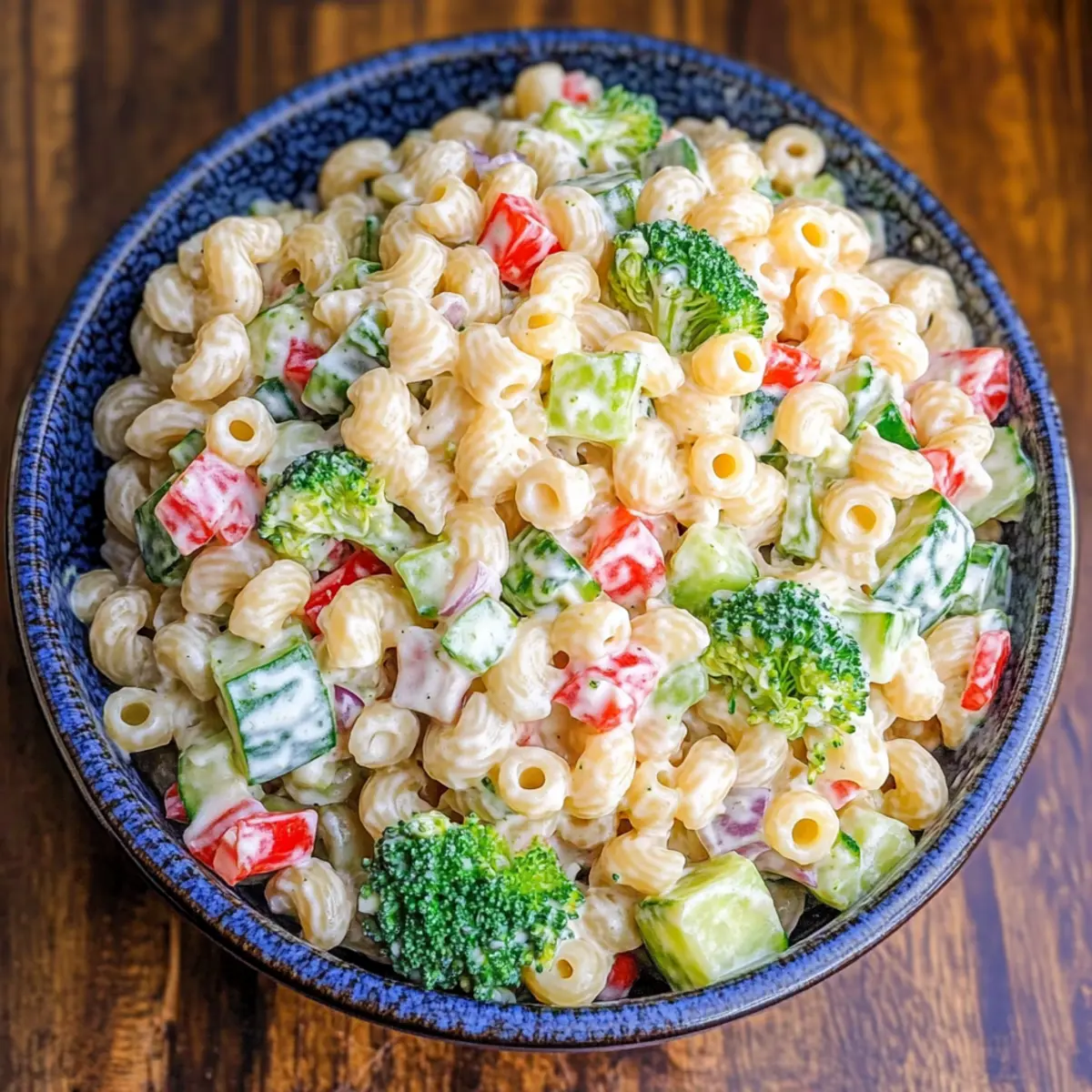 Deliciously Creamy Summer Pasta Salad in 20 Minutes