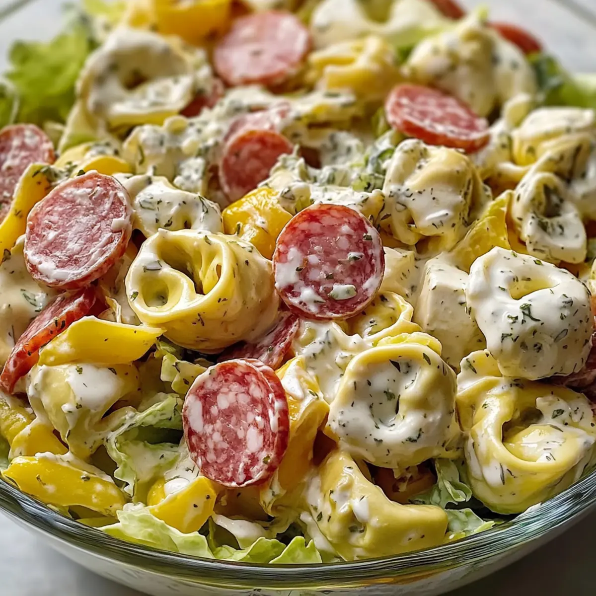 Italian Grinder Tortellini Salad: Flavor in Every Bite