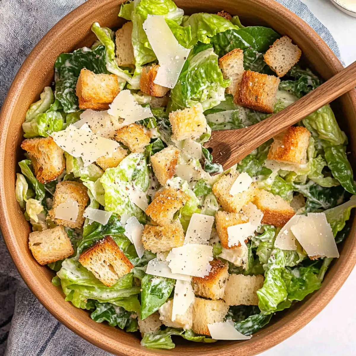 Elevate Dinner with This Homemade Caesar Salad Delight