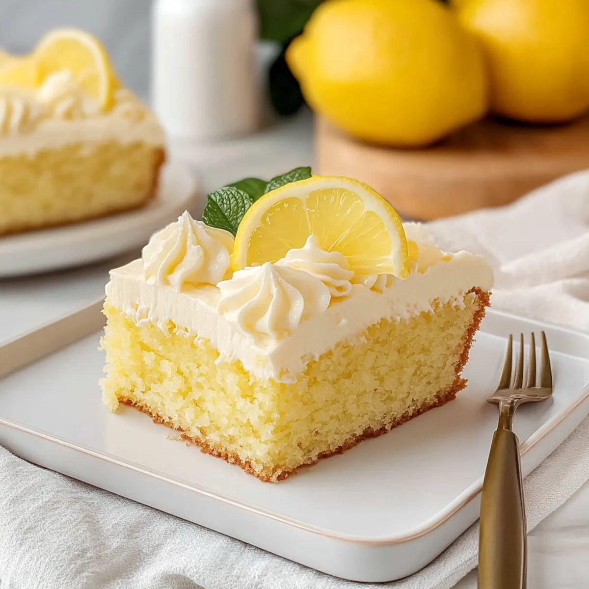 Lemon Sheet Cake