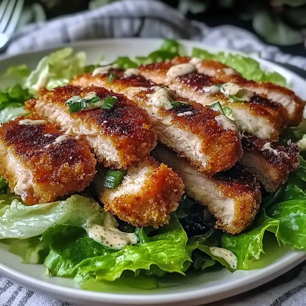 Crispy Chicken Caesar Salad That’ll Wow Your Taste Buds