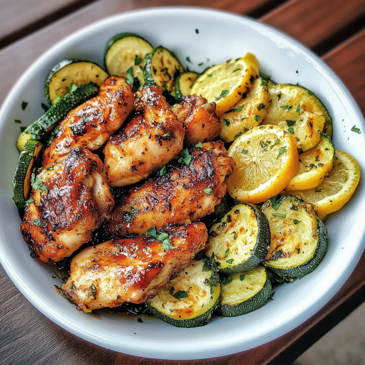 Savory Asado Chicken with Lemon Zucchini Sauté for Quick Dinners