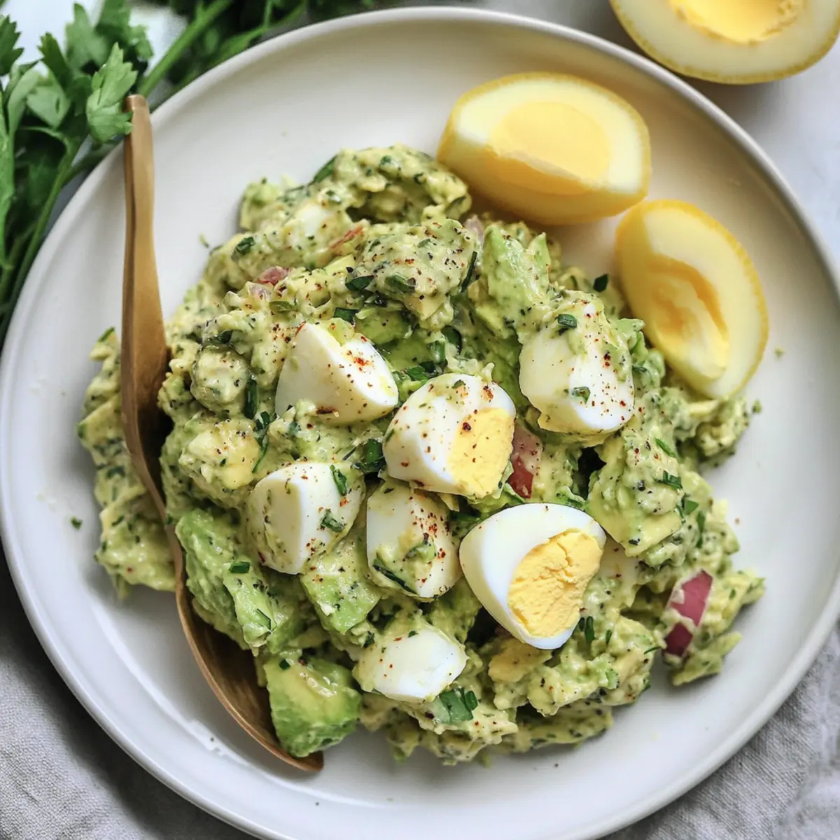 Herby Avocado Egg Salad for a Refreshing, Quick Meal