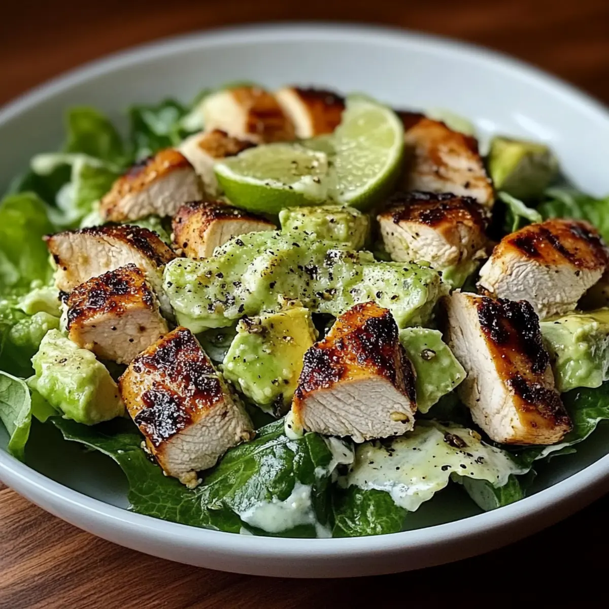 Avocado Chicken Caesar Salad: A Fresh Twist on a Classic