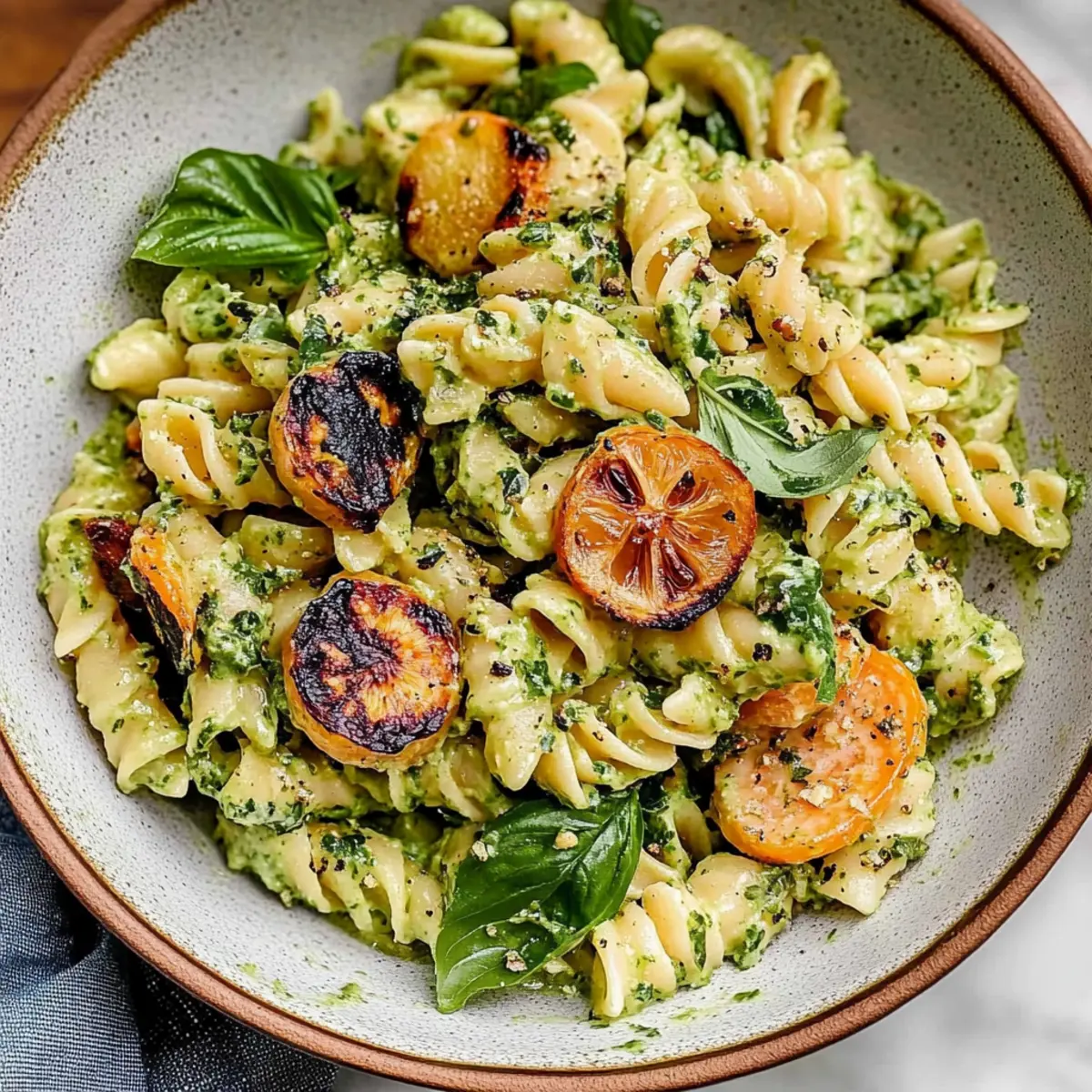 Bright & Creamy Lemon Basil Pasta Salad for Fresh Flavor