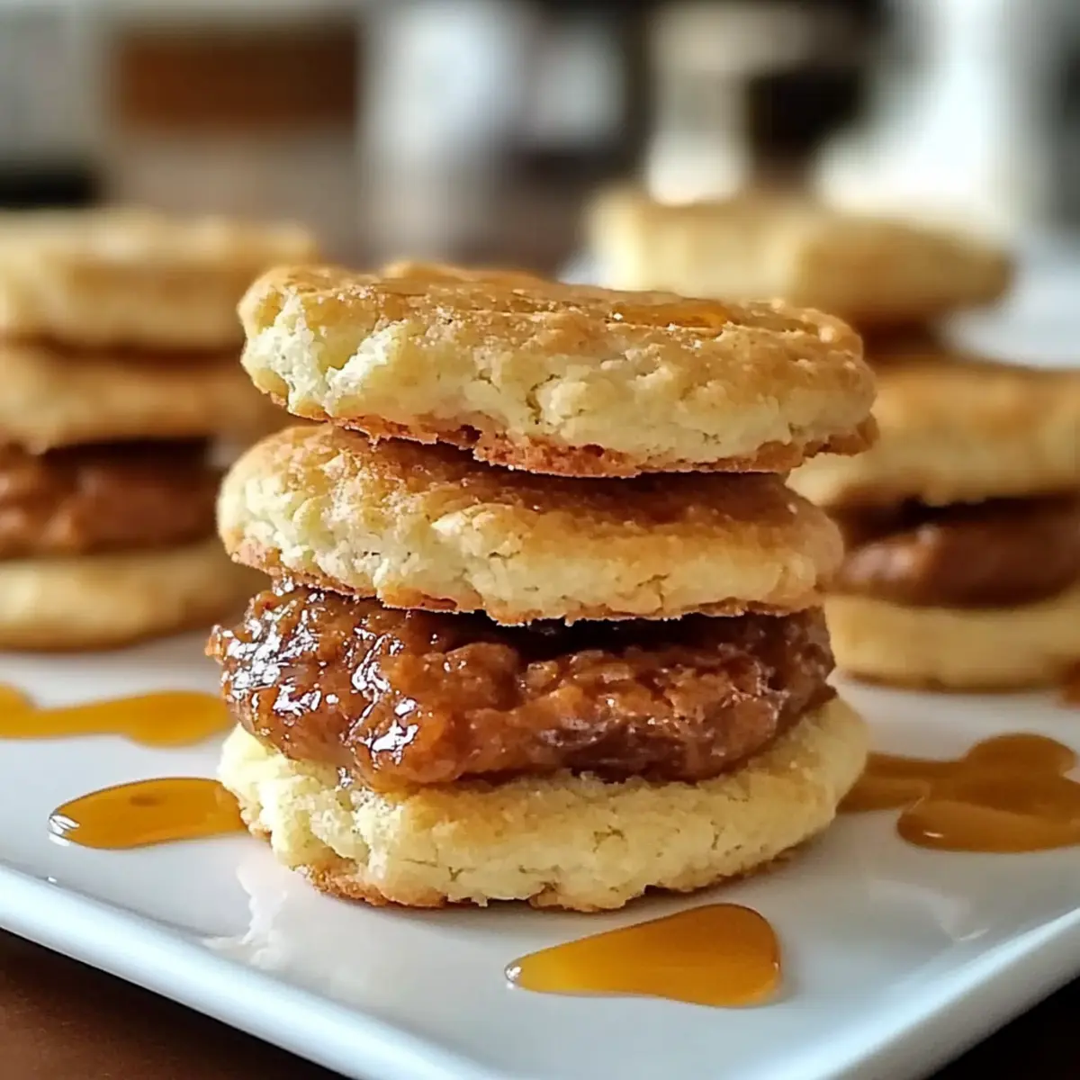 Hot Honey Chicken Biscuits for a Sweet Spicy Delight