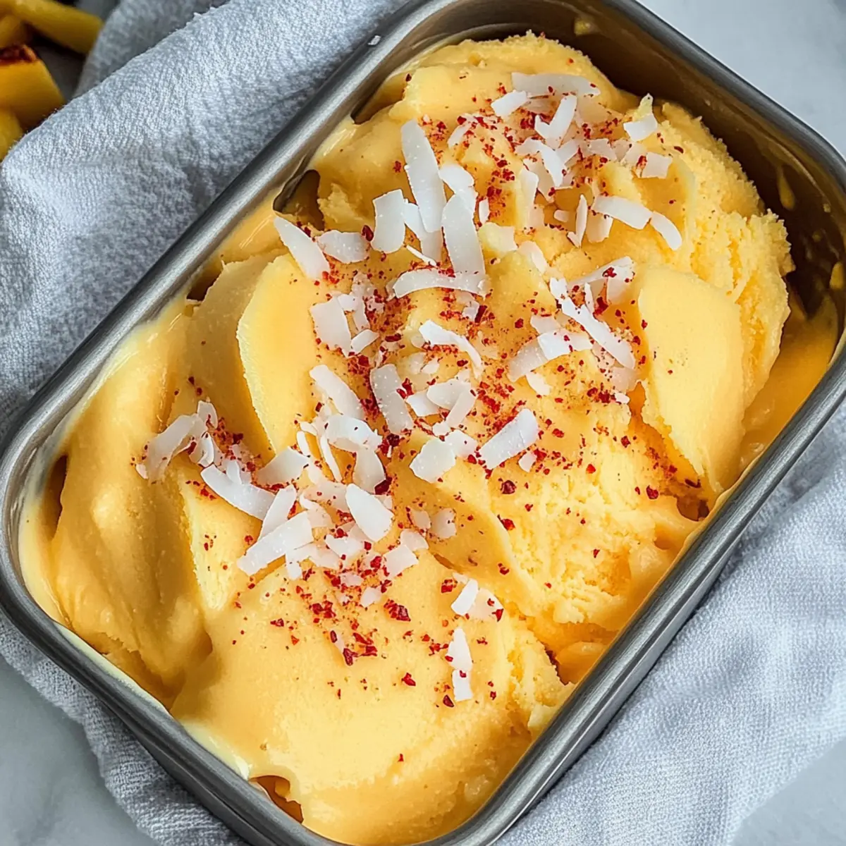 Chili Lime Mango Sorbet: A Refreshingly Spicy Summer Treat