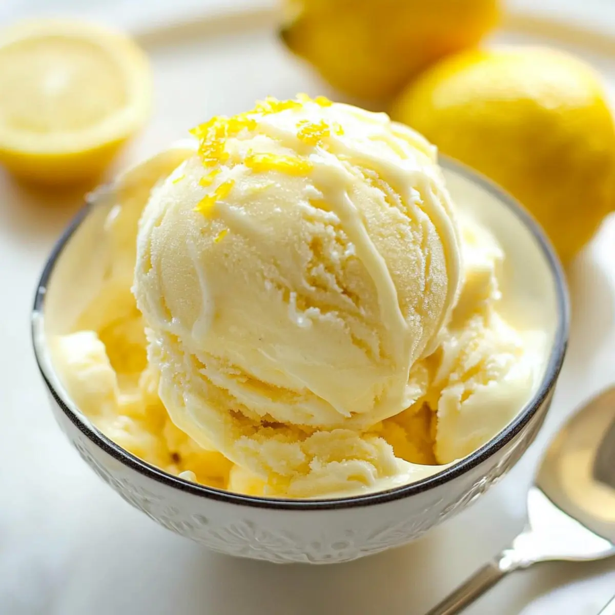 Healthy Lemon Frozen Yogurt for a Refreshing Summer Treat