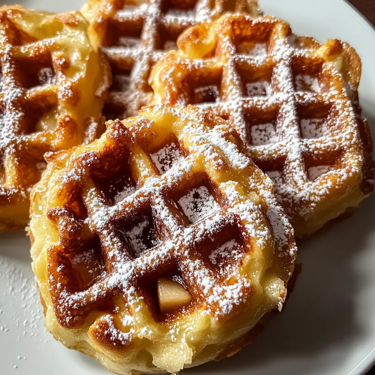 Apple Fritter Waffle Donuts to Brighten Your Morning