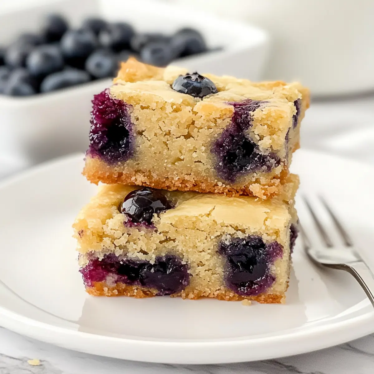 Blueberry Blondies: Irresistibly Chewy and Deliciously Sweet