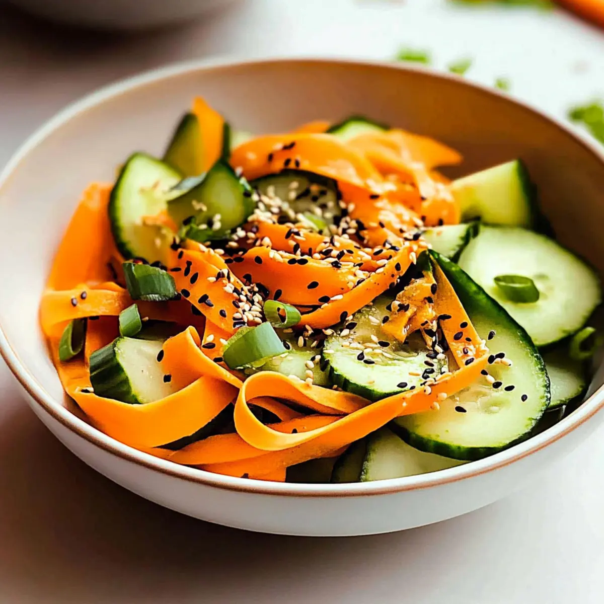 Cucumber and Carrot Salad That Makes Every Bite Crunchy Fresh