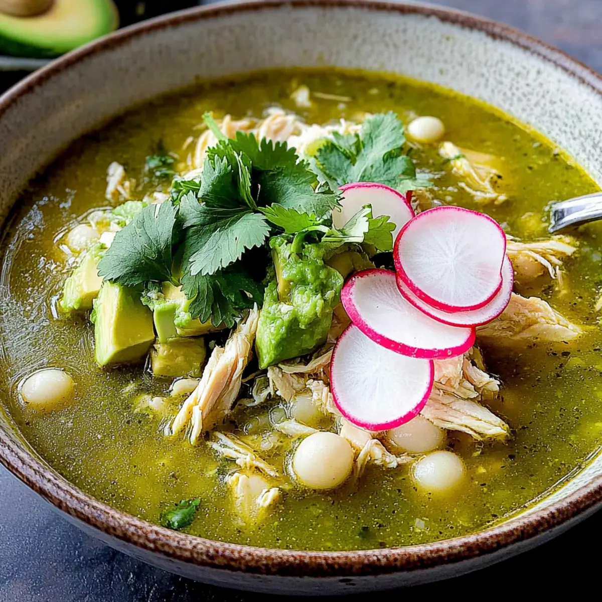 Savor Homemade Chicken Pozole Verde: A Cozy Comfort Bowl