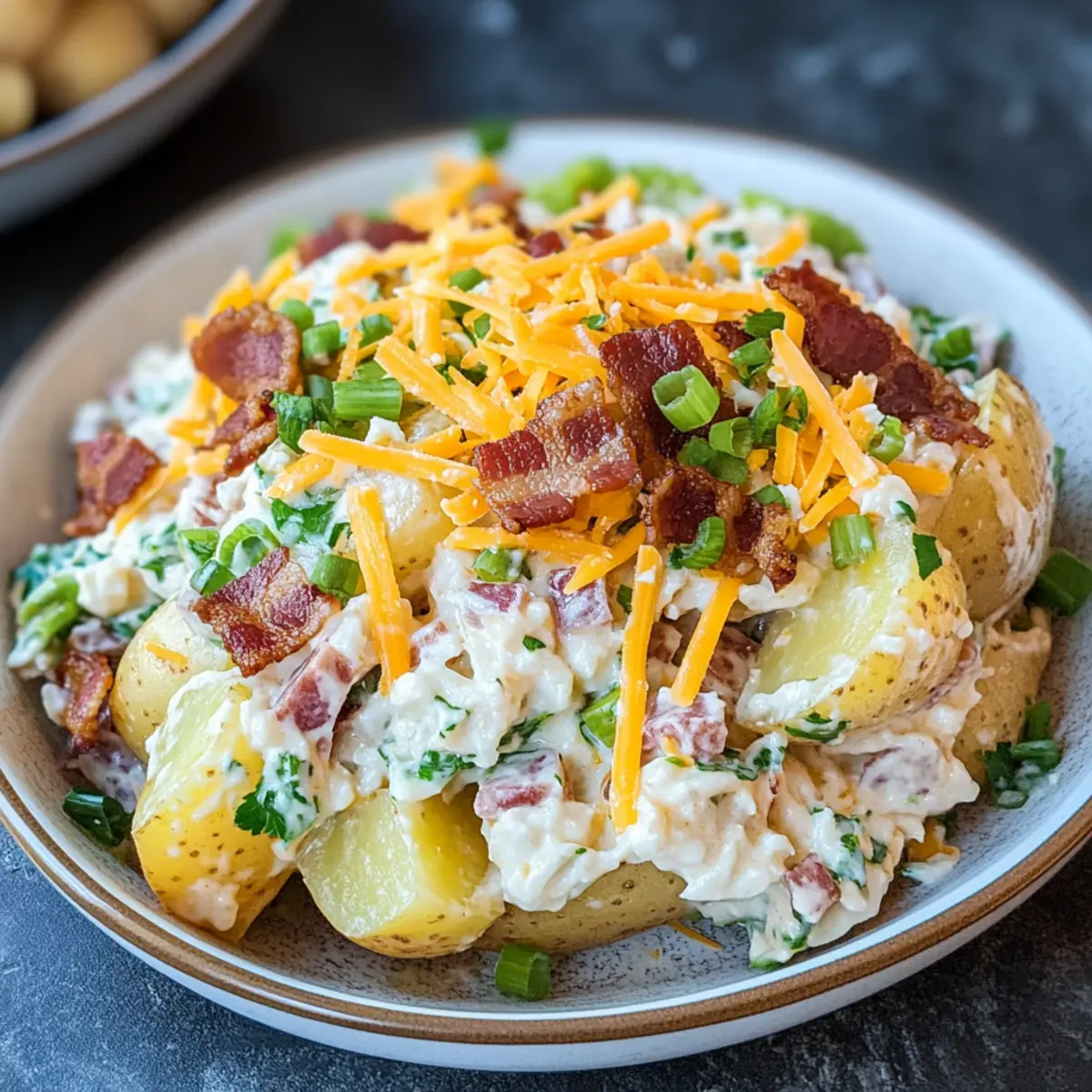 Loaded Baked Potato Salad Recipe for BBQ Bliss