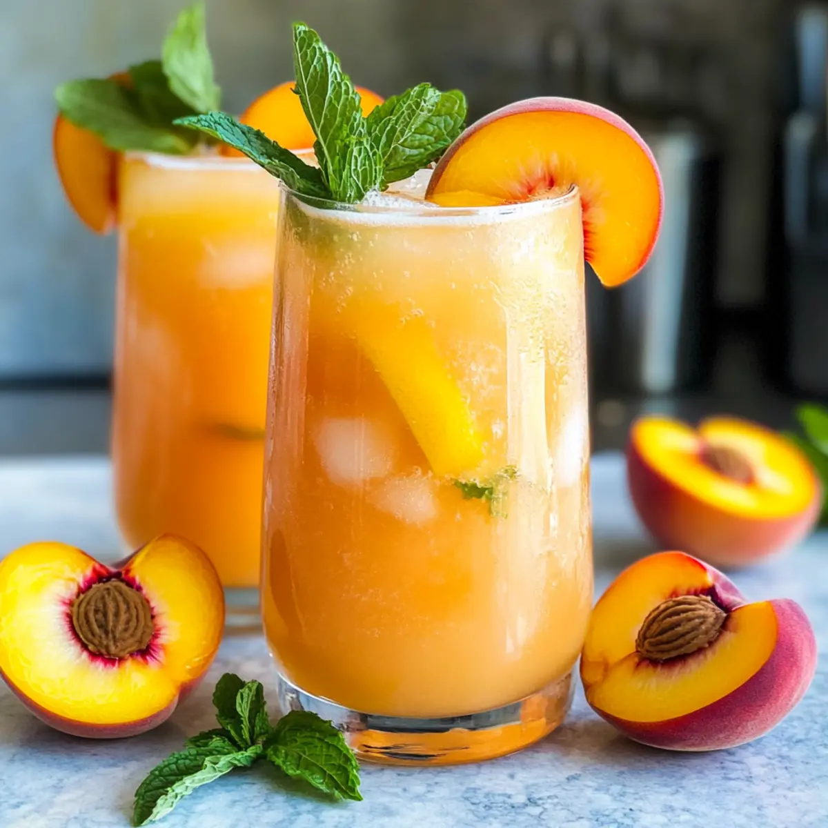 Chill Out with Homemade Peach Lemonade: A Summer Delight