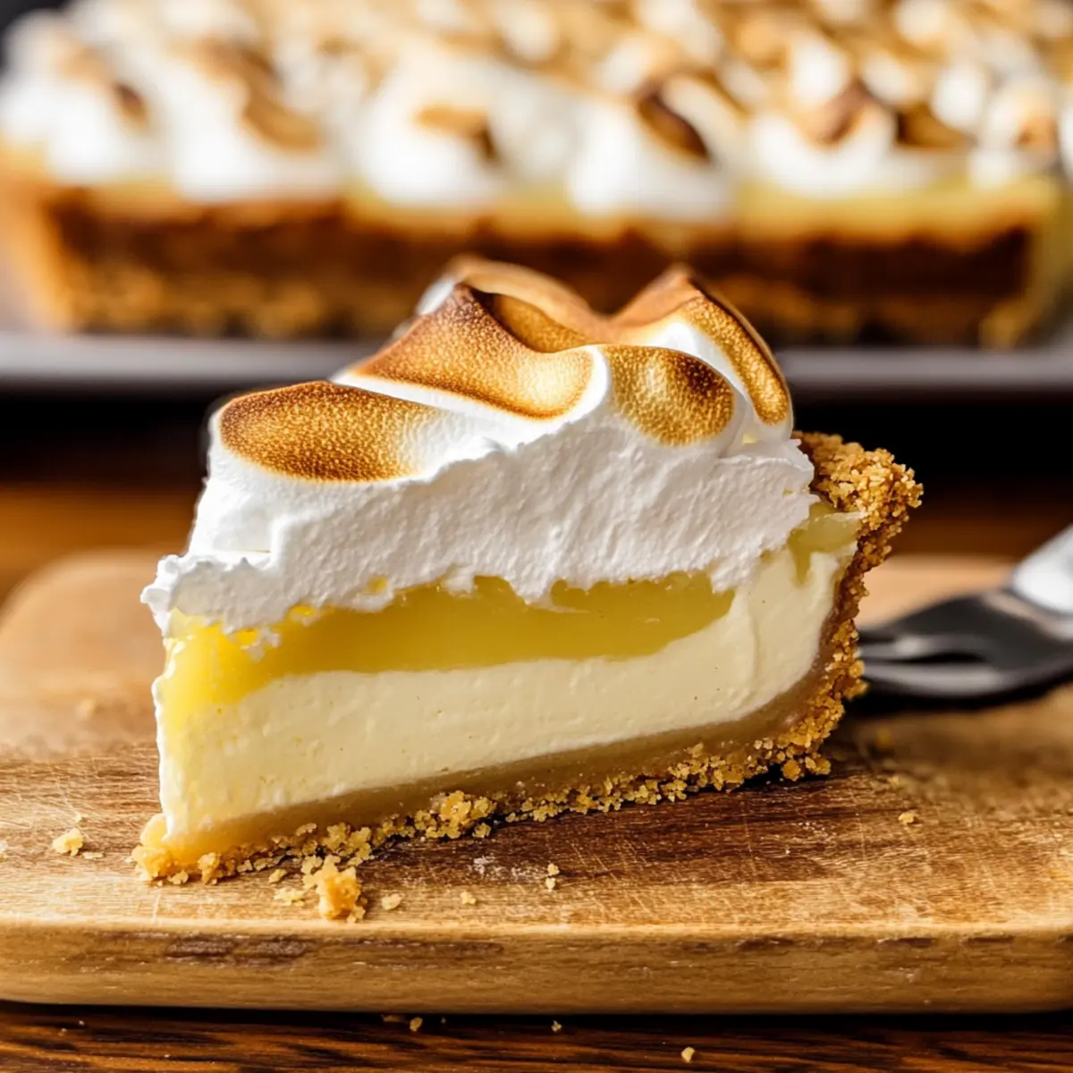 Delightful Lemon Meringue Pie with Dreamy Fluffy Topping