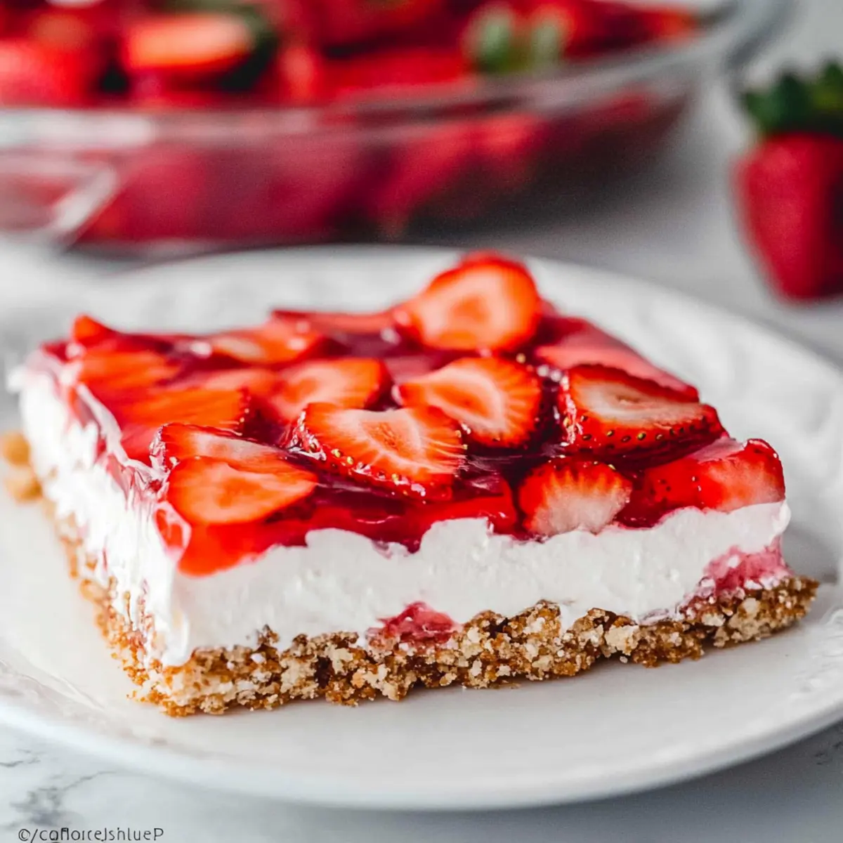 Delicious Strawberry Pretzel Salad: A No-Bake Delight