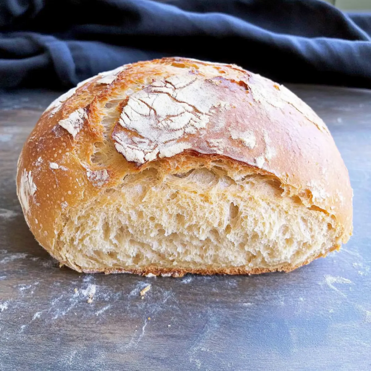 Crusty Vegan Bread: Effortless, No-Knead Delight at Home