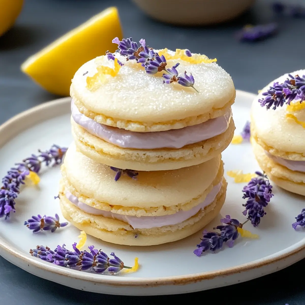 Lemon Lavender Sandwich Cookies: A Sweet Floral Escape