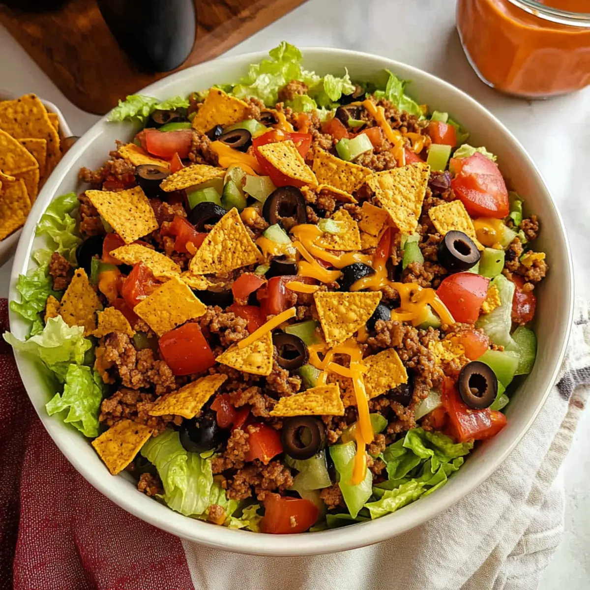 Delicious Doritos Taco Salad: Quick & Customizable Delight