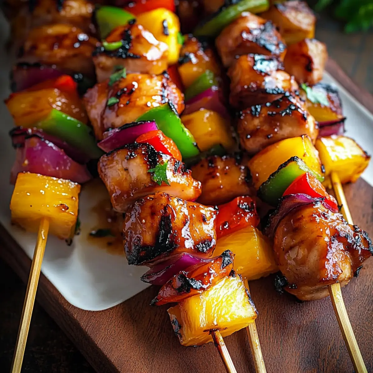 Savor Summer with Juicy Chicken Pineapple Kabobs
