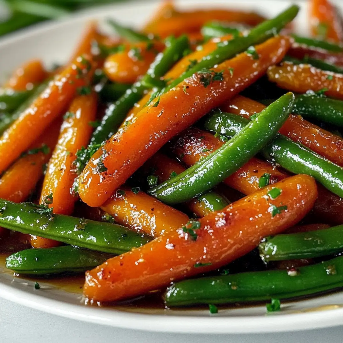 Savory Honey Glazed Carrots & Green Beans You’ll Love
