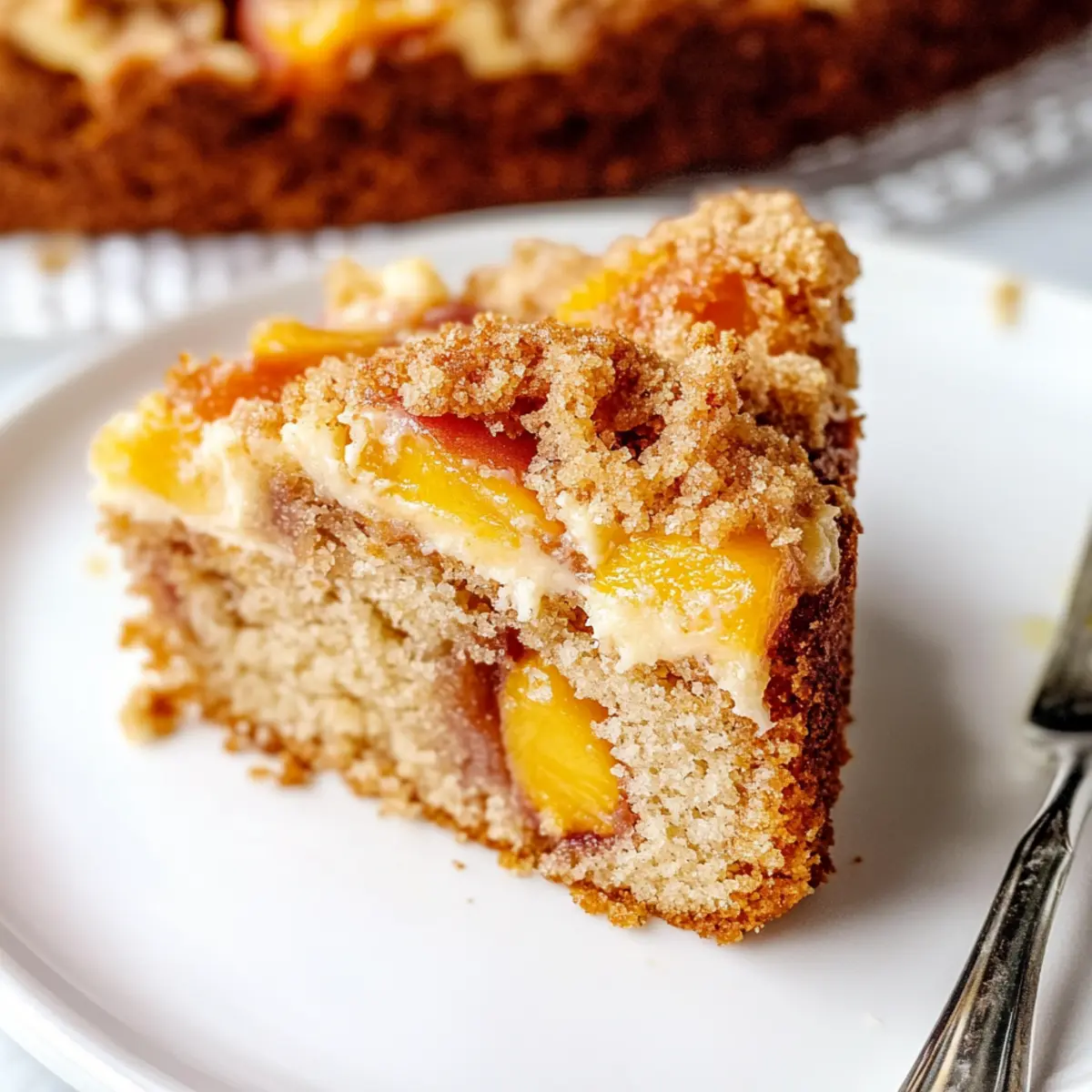 Moist Peach Coffee Cake for Your Perfect Afternoon Treat