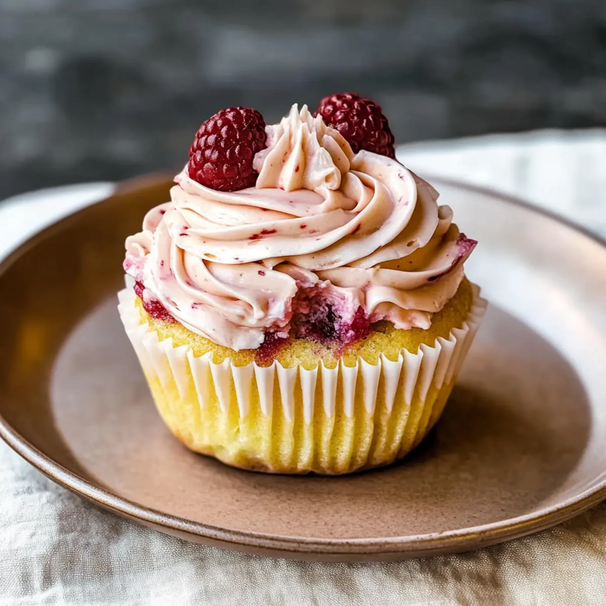 Lemon and Raspberry Cupcakes that Brighten Your Spring Days