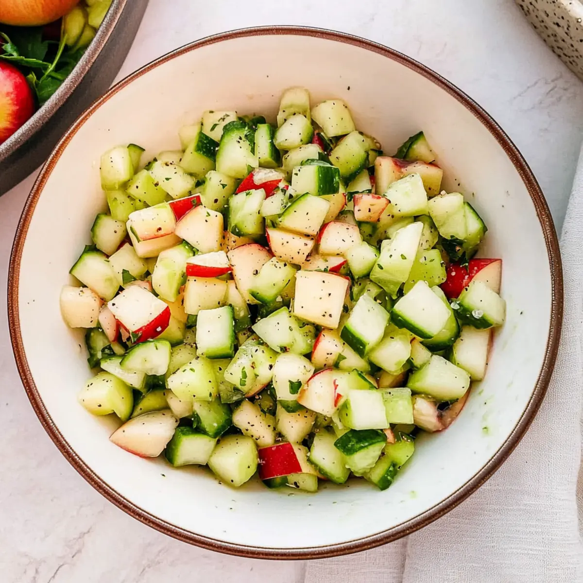 Cucumber Apple Salad: A Refreshing Twist on Classic Flavor