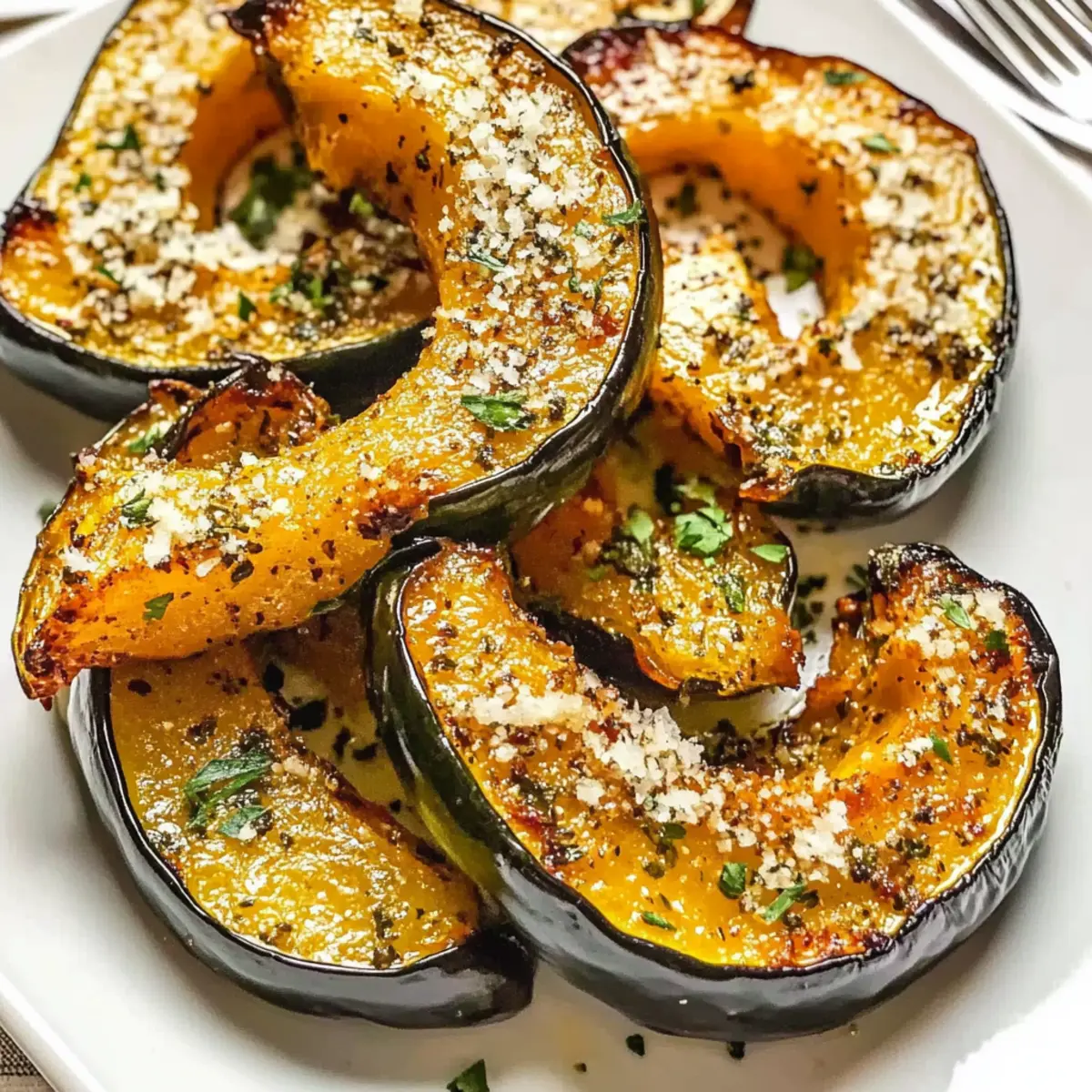 Savory Parmesan Herb Roasted Acorn Squash for Cozy Gatherings