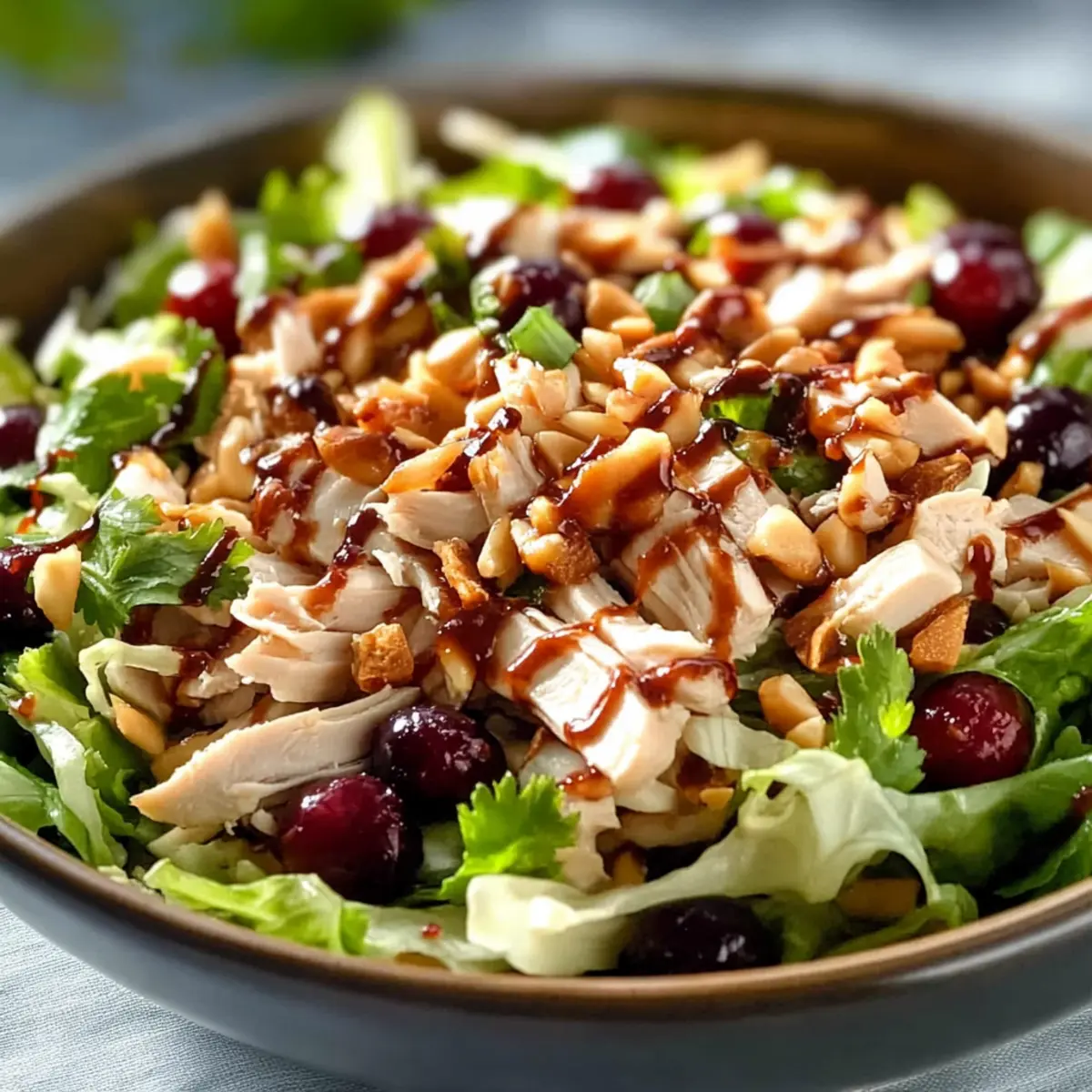 Asian Chicken Cranberry Salad for a Refreshing Meal Prep